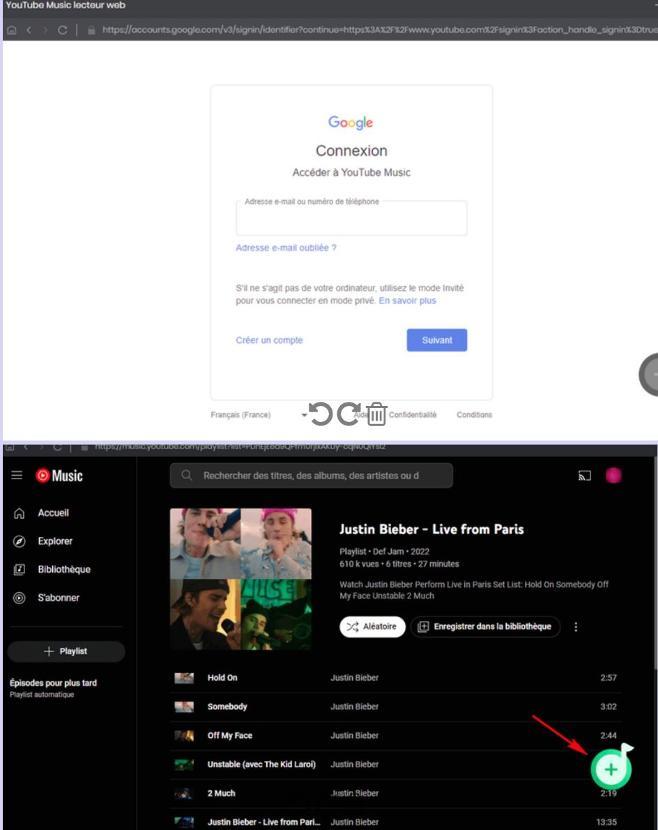 Utiliser NoteBurner YouTube Music Converter